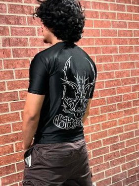 Tribal Skull Men's Rash Guard